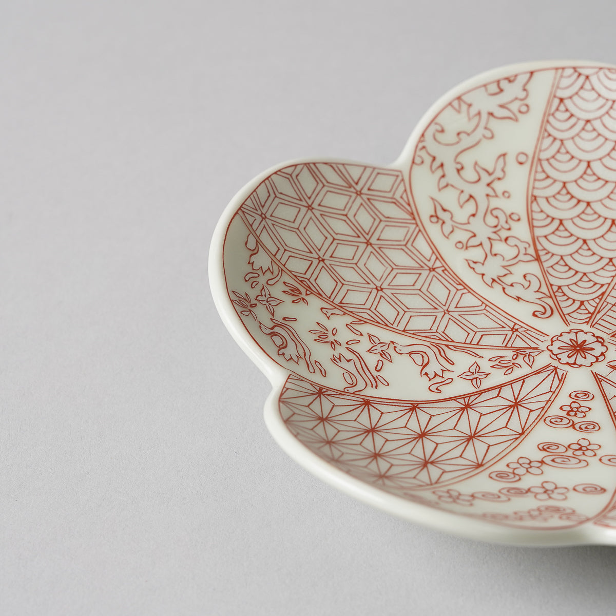 有田焼 捻り梅 銘々皿(小) 12cm Kouraku Studio1156