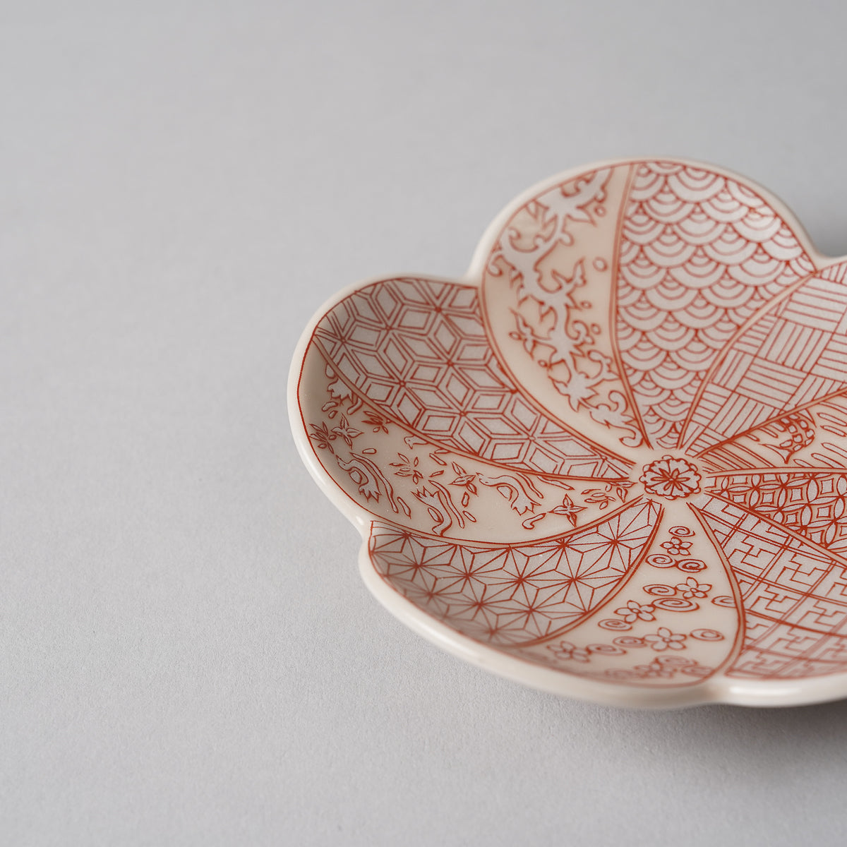有田焼 捻り梅 小皿 9cm [5 Patterns] Kouraku Studio1156