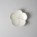 有田焼 捻り梅 銘々皿(小) 12cm 銀彩 Kouraku Studio1156