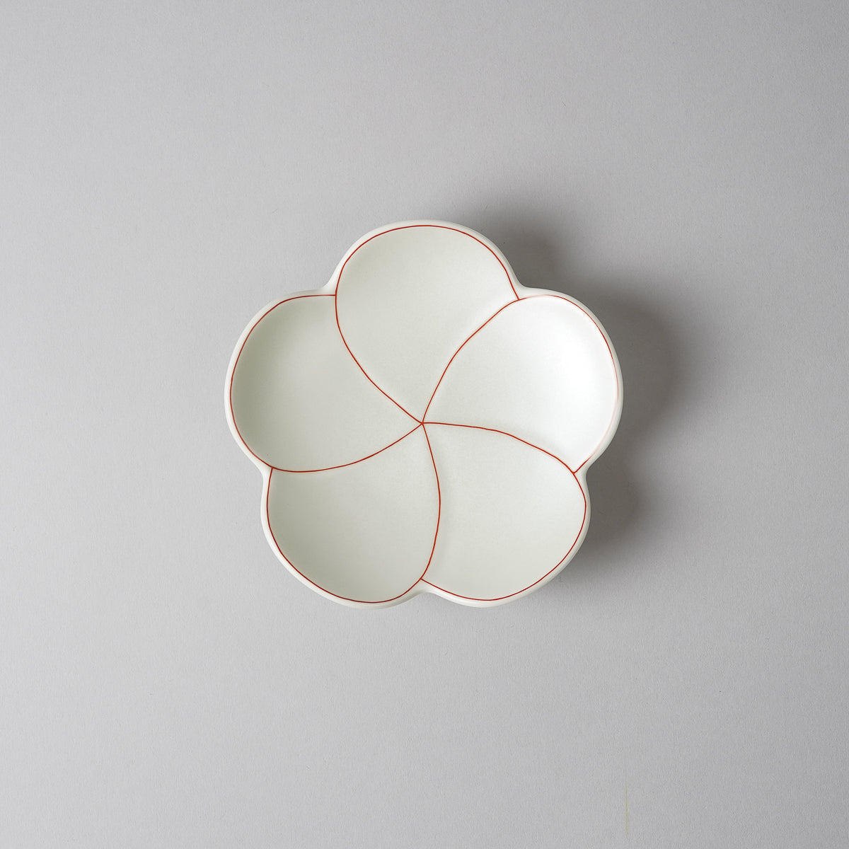 有田焼 捻り梅 銘々皿(小) 12cm 銀彩 Kouraku Studio1156