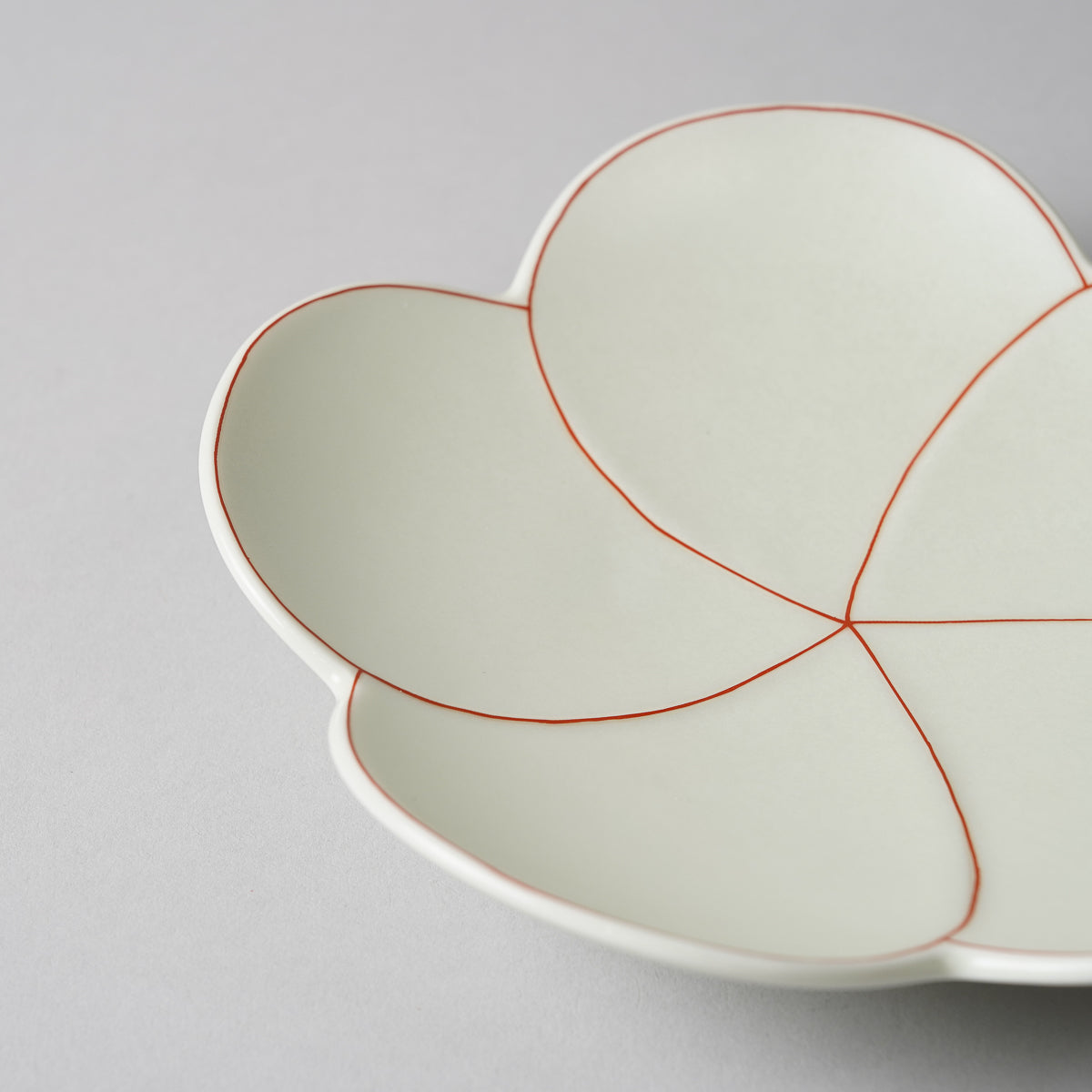 有田焼 捻り梅 銘々皿 15cm Kouraku Studio1156