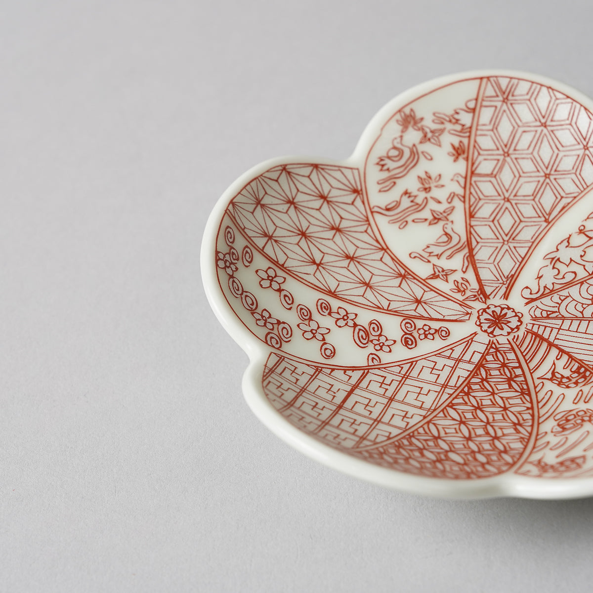 有田焼 捻り梅 小皿 9cm [5 Patterns] Kouraku Studio1156