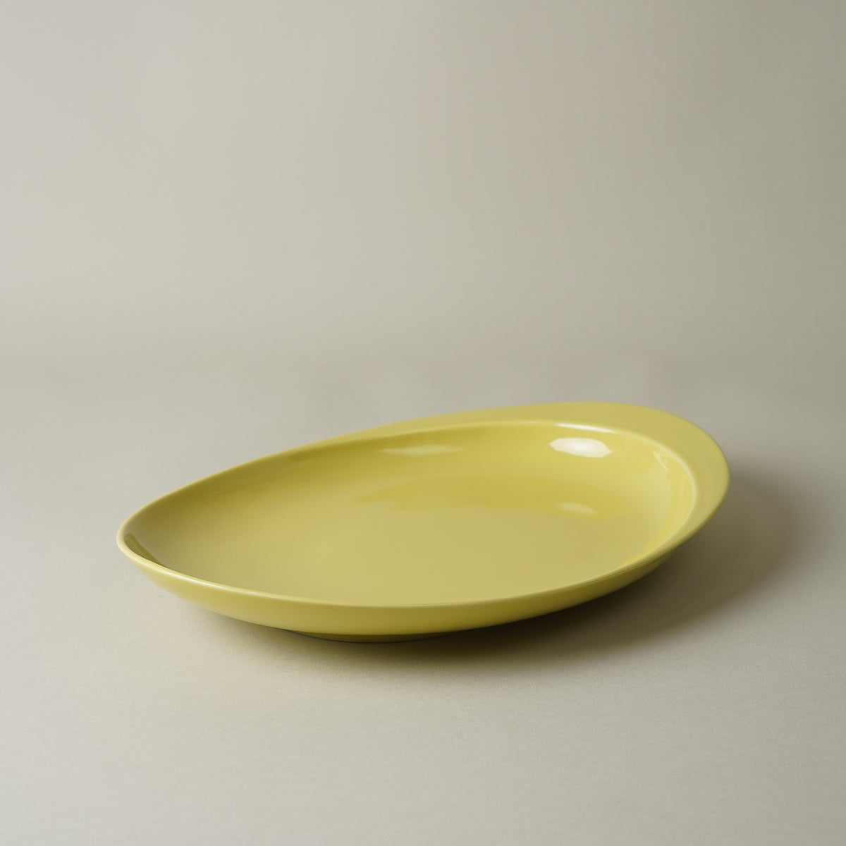 有田焼 オーバルプレート 26.5cm [2 Colors] イエロー Kouraku Studio1156