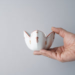 有田焼 白磁 瓔珞紋 切込小鉢 8.5cm Kouemon Studio1156