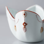 有田焼 白磁 瓔珞紋 切込小鉢 8.5cm Kouemon Studio1156