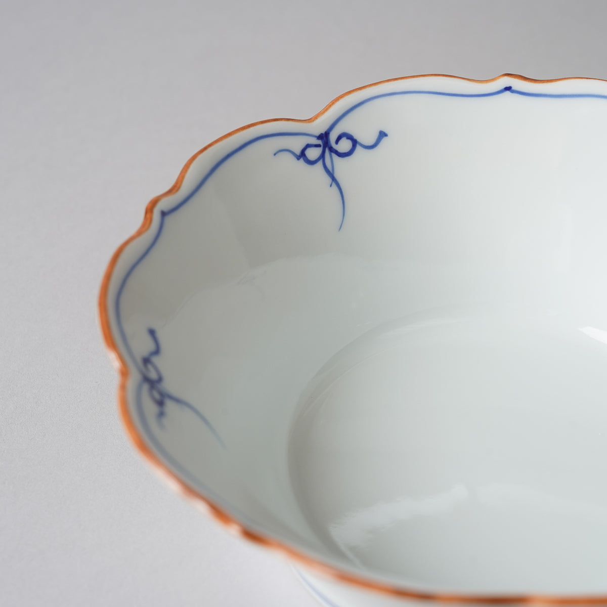 波佐見焼 瓔珞紋 平鉢 15cm [2 Colors] Korin Studio1156