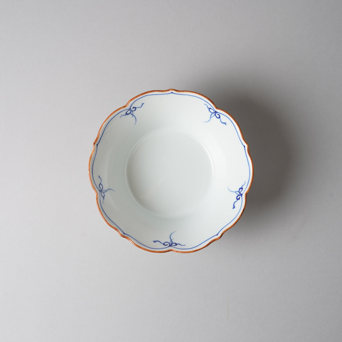 波佐見焼 瓔珞紋 平鉢 15cm [2 Colors] Korin Studio1156