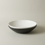 有田焼 frameボウル 18cm 黒泡化粧/白泡化粧 [強化磁器] Kichiemon Studio1156