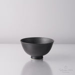 有田焼 黒泡 ごはん茶碗(大) 12cm Kichiemon Studio1156