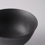 有田焼 黒泡 ごはん茶碗(大) 12cm Kichiemon Studio1156