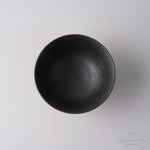 有田焼 黒泡 ごはん茶碗(大) 12cm Kichiemon Studio1156
