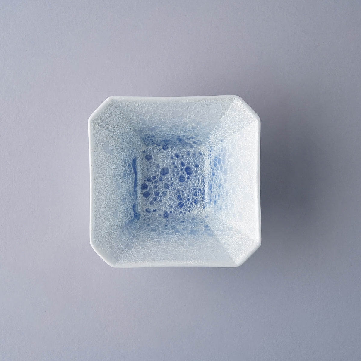 有田焼 隅切豆小鉢 豆鉢 9cm [渕淡泡ver] Kichiemon Studio1156