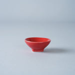 有田焼 丸プチ皿 豆皿 4.5cm レッド Kanezen Studio1156