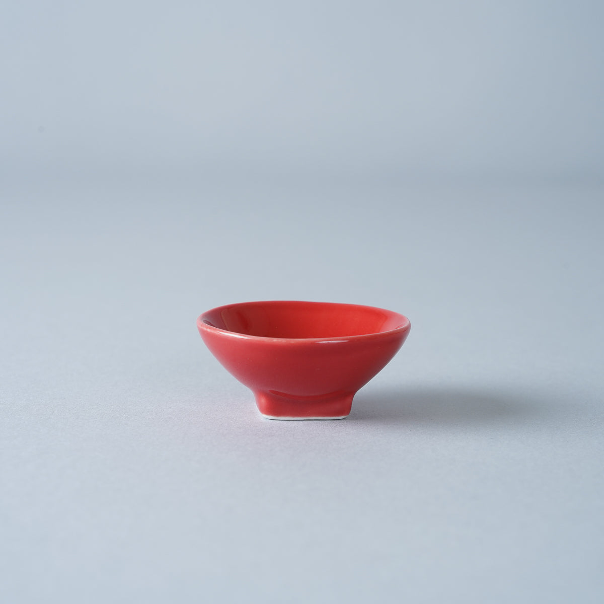有田焼 丸プチ皿 豆皿 4.5cm レッド Kanezen Studio1156