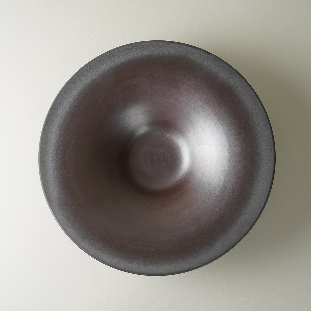 有田焼 ウェーブボウル(L) 23.5cm 焼〆 Kanezen Studio1156