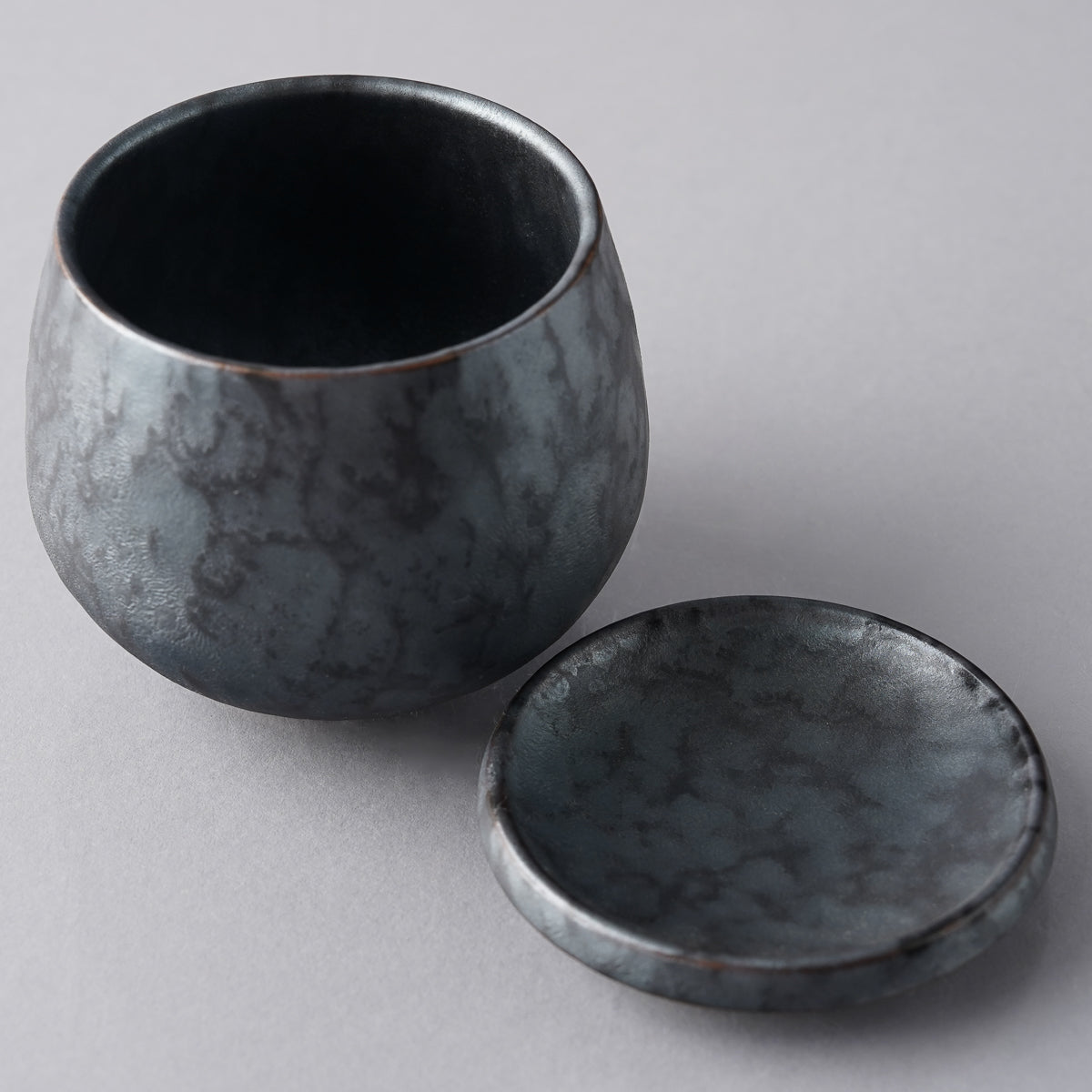 有田焼 バルーンボウル プレートセット w/Lid 120ml Kanezen Studio1156