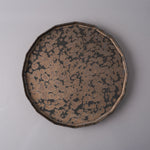 有田焼 十六角皿 (L) 24cm 銅金鱗 Kanezen Studio1156