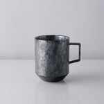 有田焼 マグカップ 380ml 黒錆絞マット Kanezen Studio1156