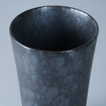 有田焼 黒錆絞りマット タンブラー L 300ml Kanezen Studio1156