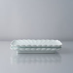 有田焼 白磁 菊割 焼物皿 22cm Kisen Studio1156