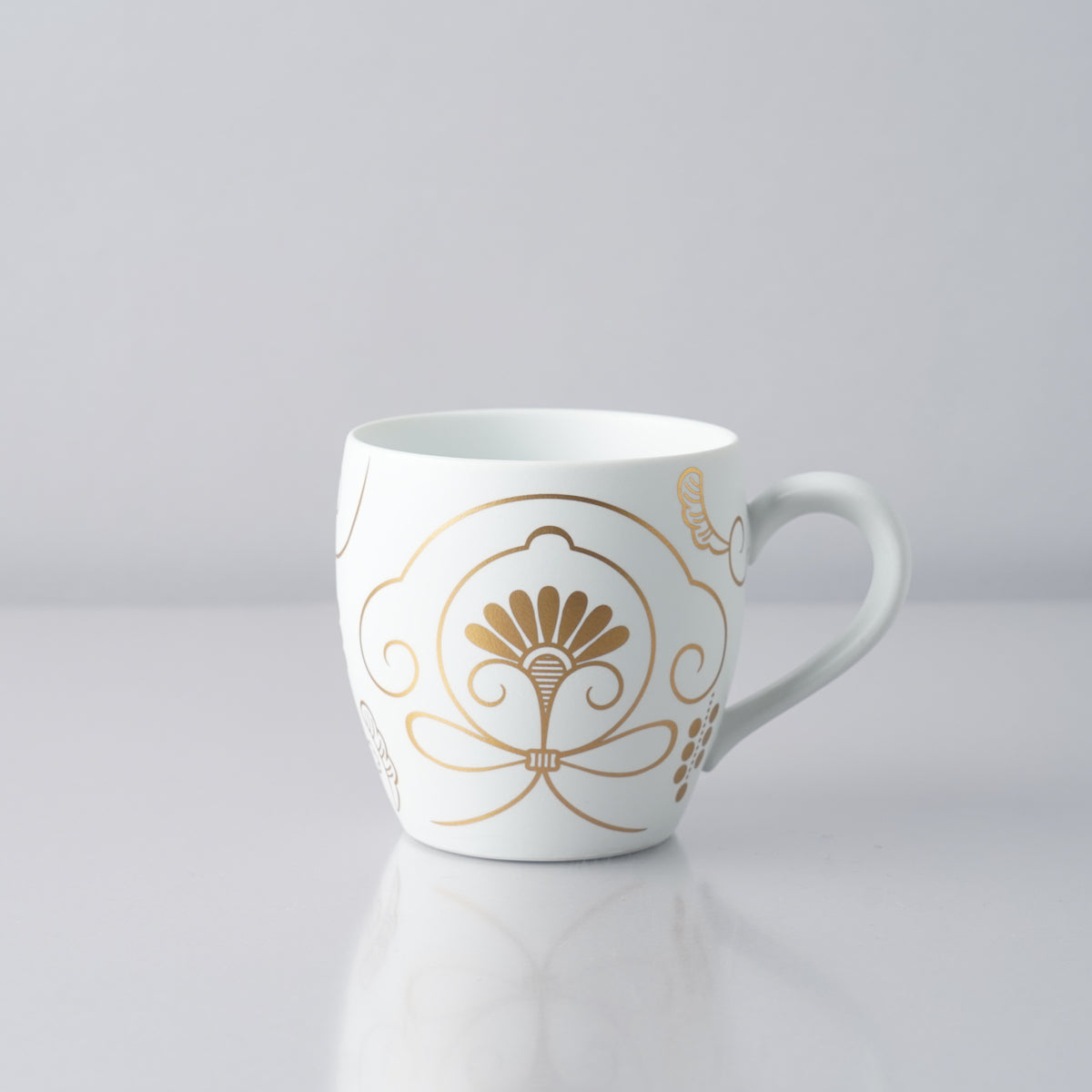 有田焼 ゆいからくさ マグカップ 280ml 金 Kisen Studio1156