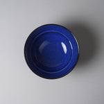 波佐見焼 青釉流し 粋碗 16cm Koushun Studio1156