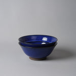 波佐見焼 青釉流し 粋碗 16cm Koushun Studio1156