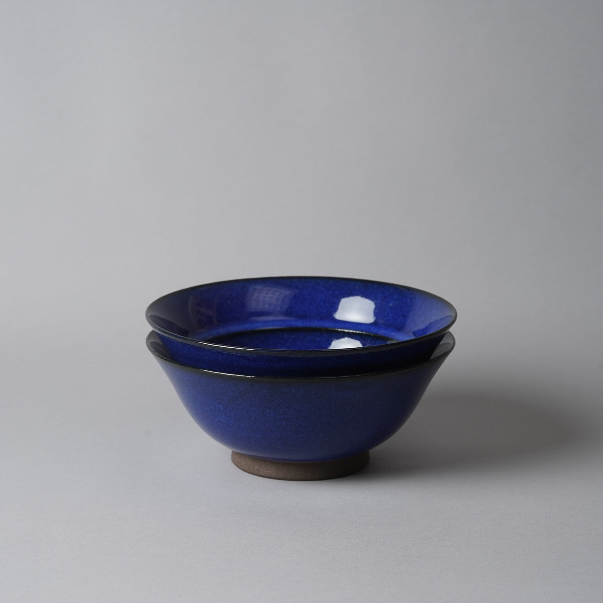 波佐見焼 青釉流し 粋碗 16cm Koushun Studio1156
