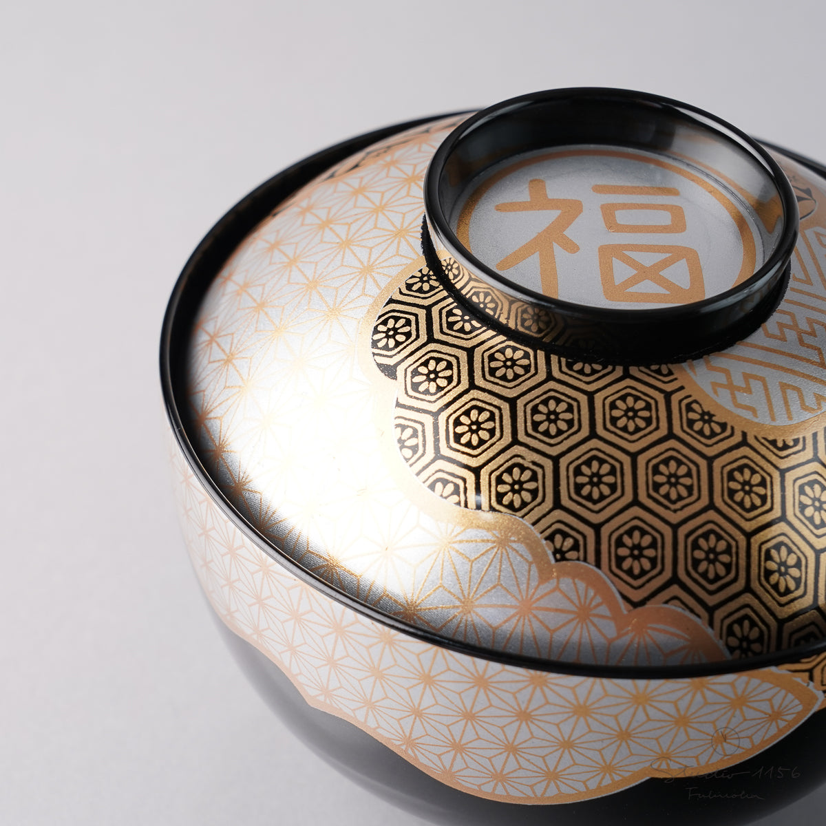 越前漆器 雅晃吸物椀 11cm/380ml [食洗機対応] Echizen Studio1156