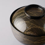 越前漆器 雅晃吸物椀 11cm/380ml [食洗機対応] Echizen Studio1156