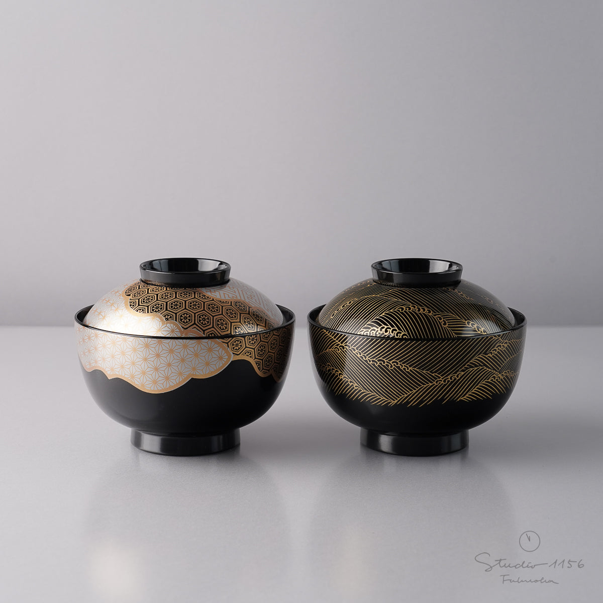 越前漆器 雅晃吸物椀 11cm/380ml [食洗機対応] Echizen Studio1156