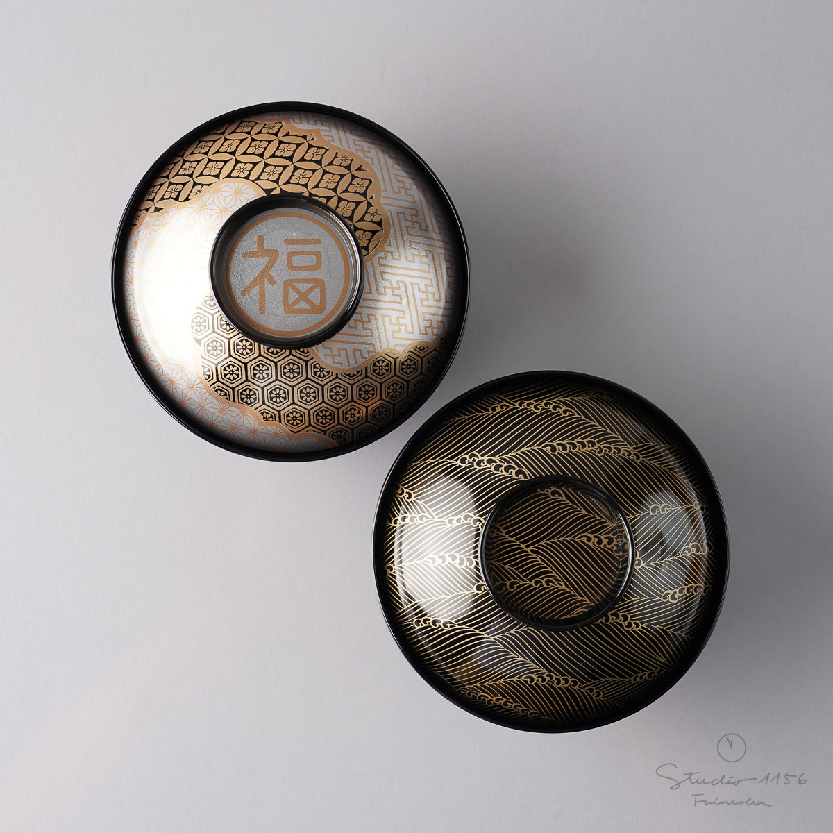 越前漆器 雅晃吸物椀 11cm/380ml [食洗機対応] Echizen Studio1156