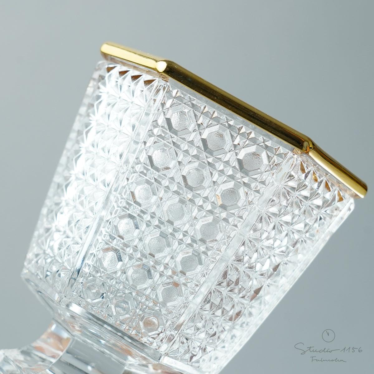 ガラス食器 六角杯 50ml Mizusaki-glass Studio1156