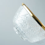 ガラス食器 蓮菊蓋物(ふたもの) 12.5cm Mizusaki-glass Studio1156
