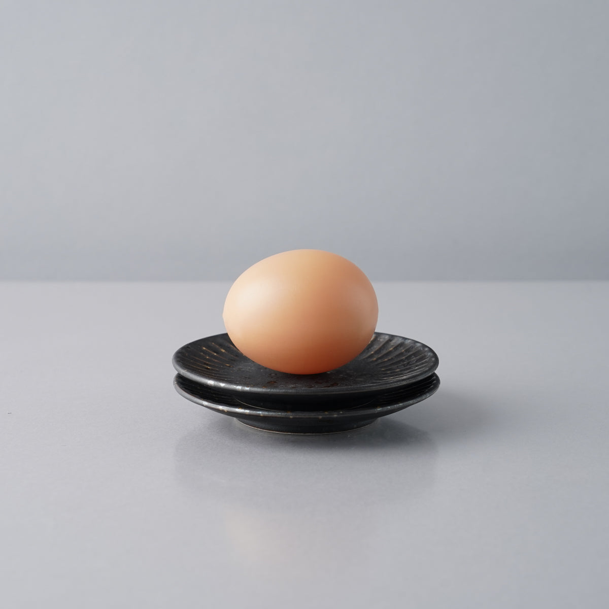 美濃焼 溶岩流 しのぎ小皿 9cm Mino-ware Studio1156