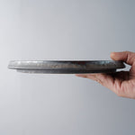 美濃焼 溶岩流 八五寸 フラットプレート 25.5cm Mino-ware Studio1156