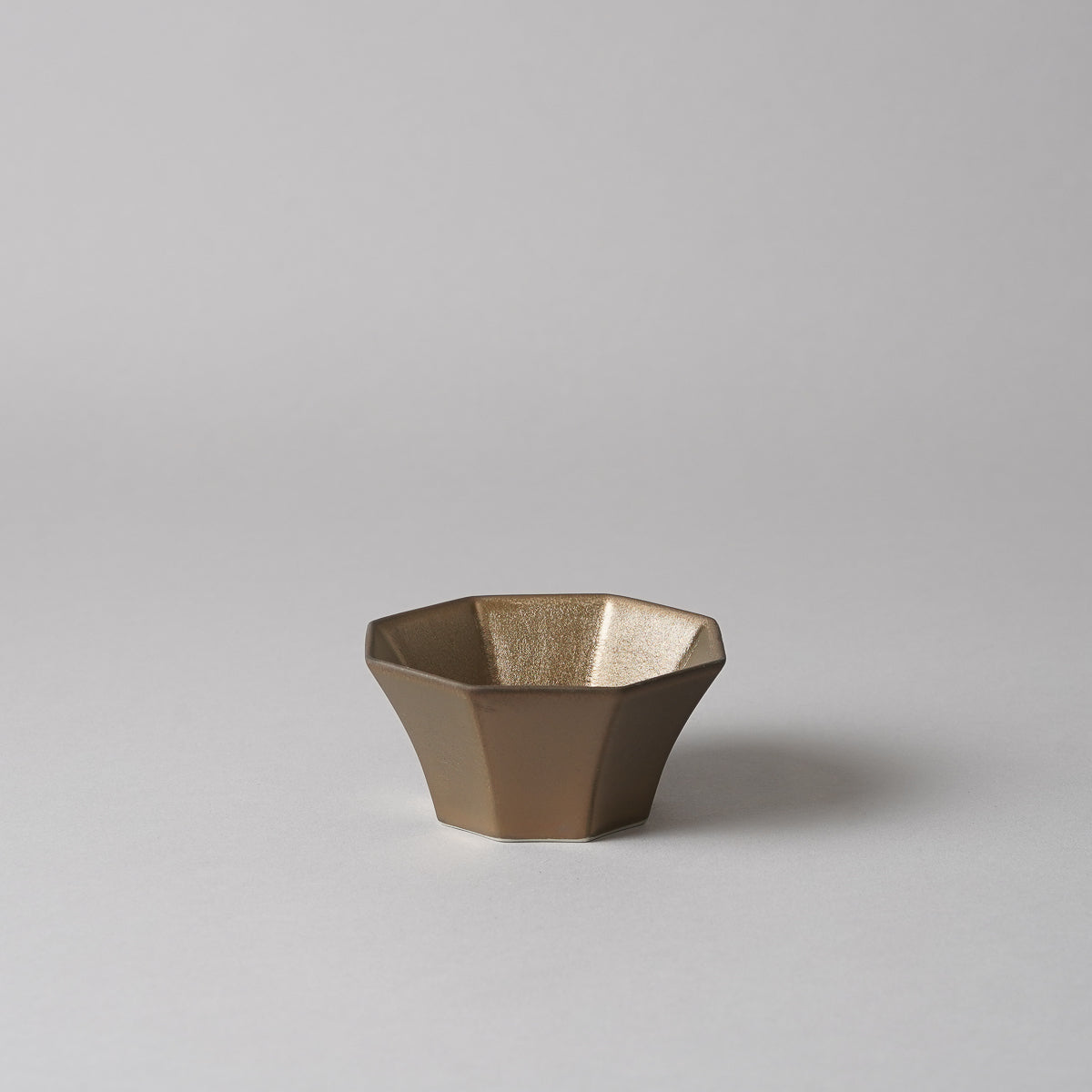 美濃焼 金結晶 八角豆鉢 7cm Mino-ware Studio1156