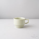 波佐見焼 SEASON 01 ブロックマグ 8.5cm/220ml イエローベージュ Maruhiro Studio1156