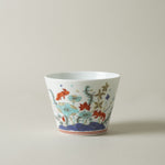 波佐見焼 BARBAR 蕎麦猪口大辞典 色絵 そばちょこ 8cm/170ml Maruhiro Studio1156