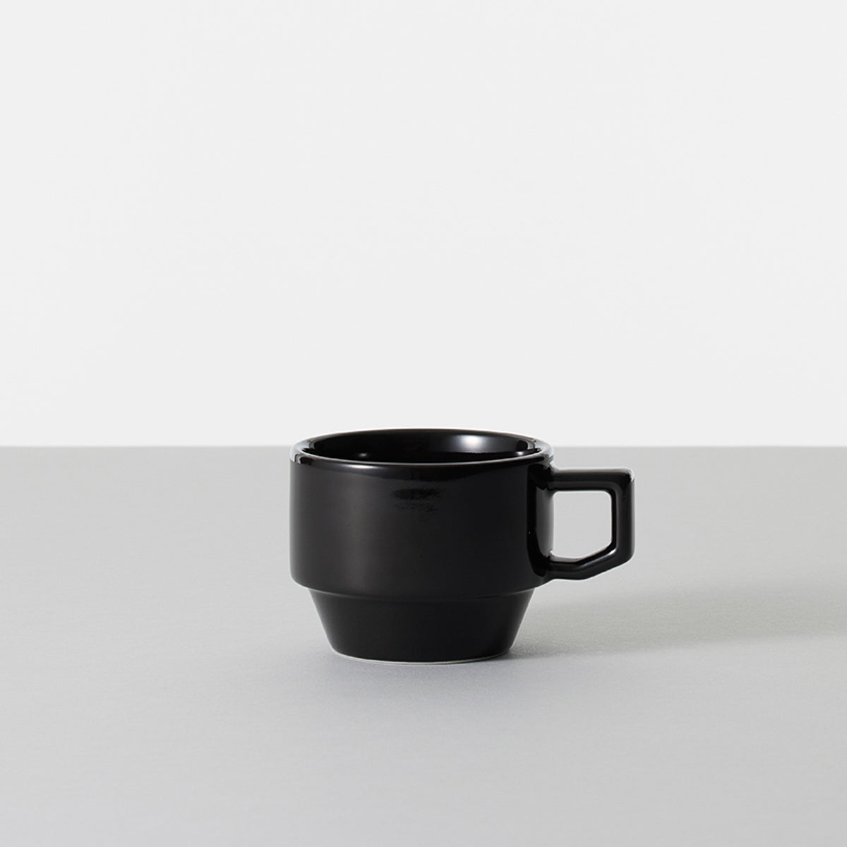 波佐見焼 SEASON 01 ブロックマグ 8.5cm/220ml ブラック Maruhiro Studio1156