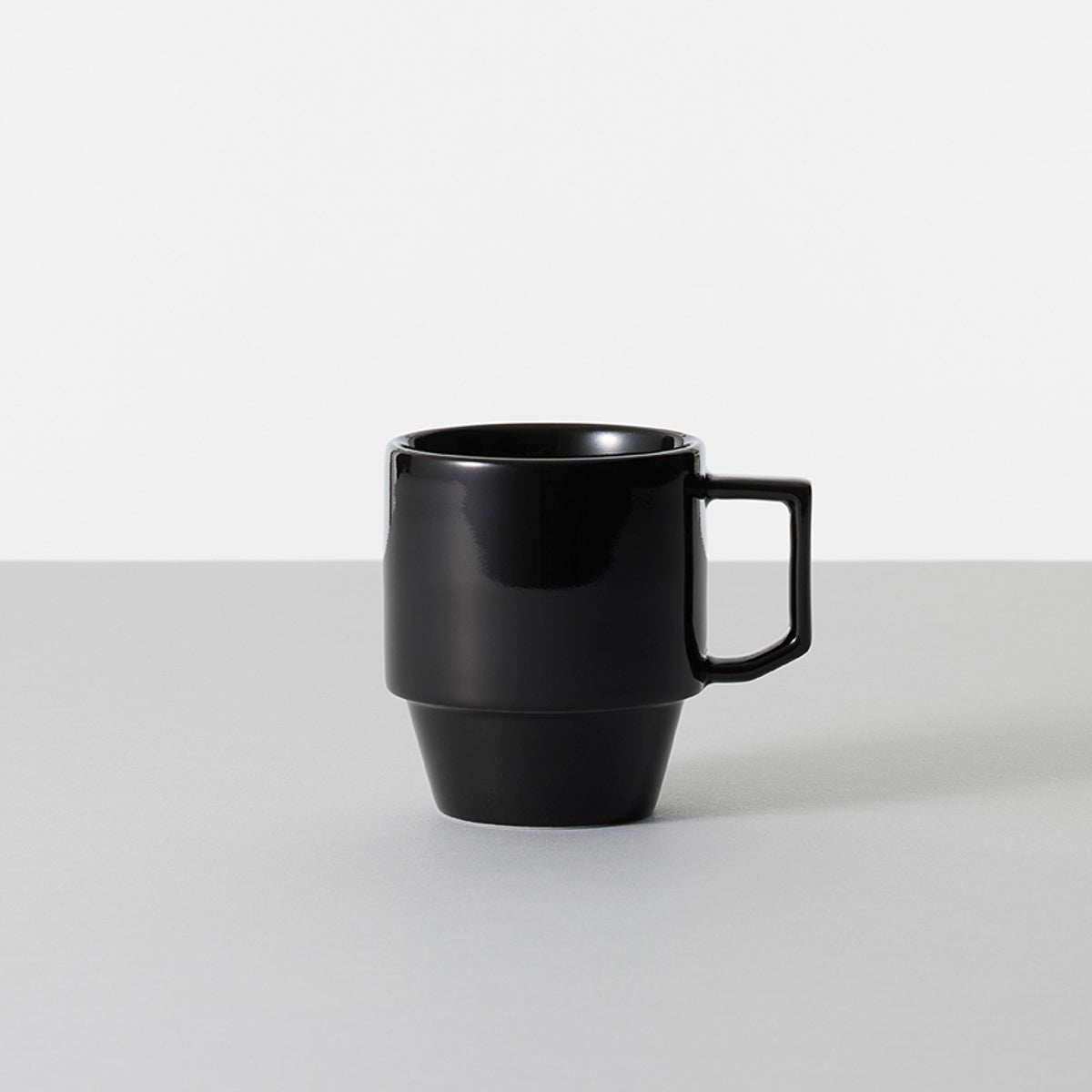 波佐見焼 HASAMI SEASON 01 ブロックマグ ビッグ 8.5cm/330ml ブラック Maruhiro Studio1156