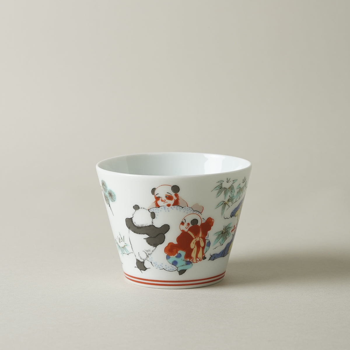 波佐見焼 BARBAR 蕎麦猪口大辞典 色絵 そばちょこ 8cm/170ml マルヒロ