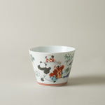 波佐見焼 BARBAR 蕎麦猪口大辞典 色絵 そばちょこ 8cm/170ml Maruhiro Studio1156