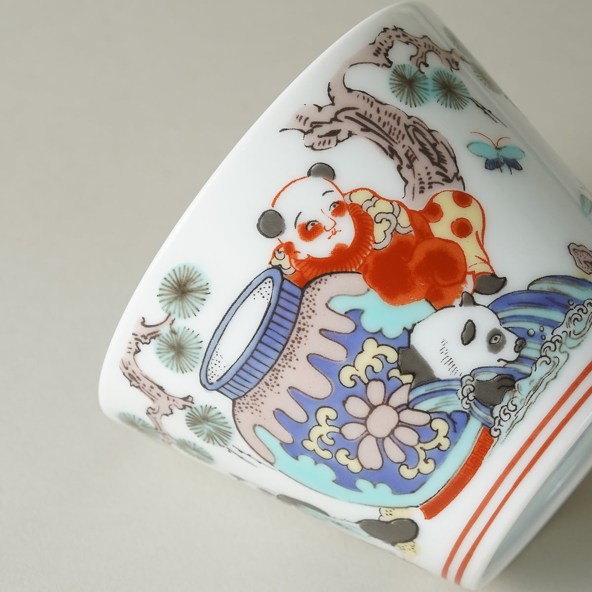 BARBAR　そばちょこ　色絵　蕎麦猪口大辞典　６点セット 波佐見焼 BARBAR 蕎麦猪口大辞典 色絵 そばちょこ 8cm/170ml マルヒロ