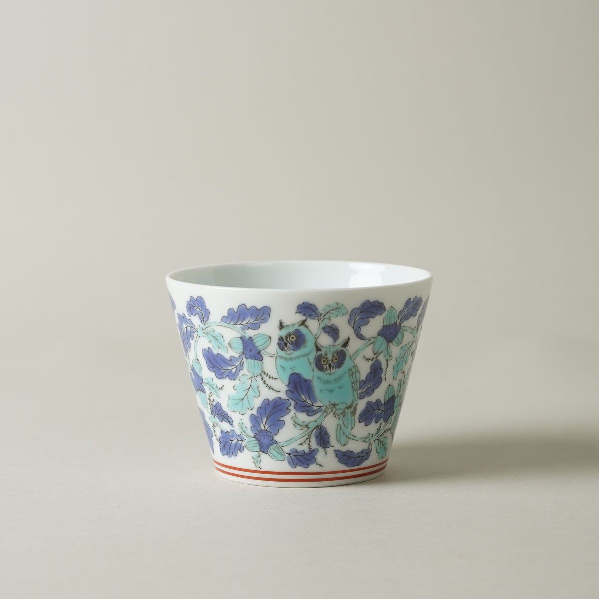 波佐見焼 BARBAR 蕎麦猪口大辞典 色絵 そばちょこ 8cm/170ml マルヒロ