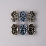美濃焼 菊花彫 天開箸置き 4.5cm Mino-ware Studio1156
