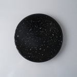美濃焼 鉄華 ラウンドプレート(M) 21cm 黒 Mino-ware Studio1156