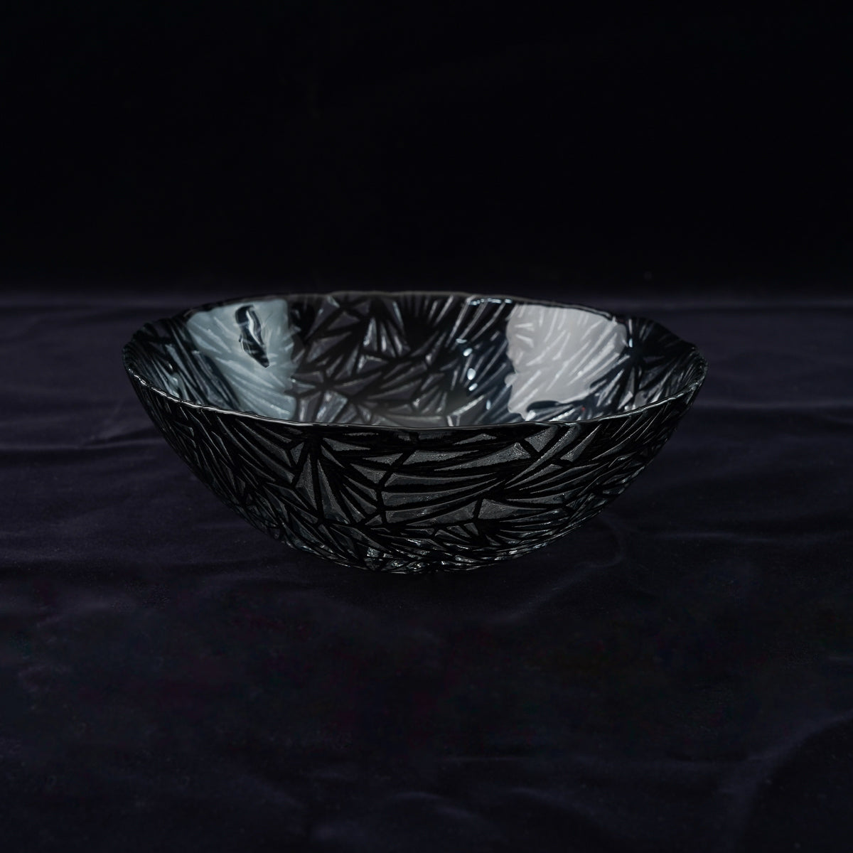 ガラス食器 プリズム ボウル16.5cm [4colors] BK ブラック M.STYLE Studio1156