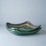 美濃焼 深緑 正角盛皿 23.5cm M.STYLE Studio1156