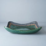 美濃焼 深緑 正角盛皿 23.5cm M.STYLE Studio1156